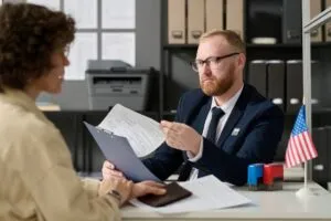 A woman who is a green card holder asking a lawyer if she can reenter the US with a DUI.