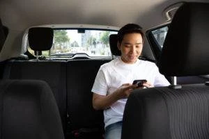 passenger schedules next rideshare destination