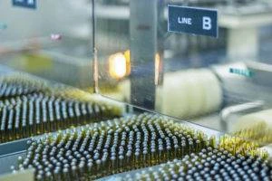 drugs getting automatic inspection on production line