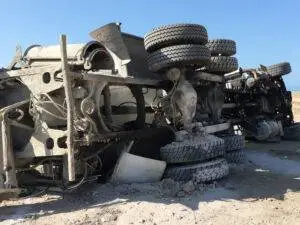 An overturned concrete truck can crush a car and kill everyone inside. Seek help by calling our concrete truck accident lawyers in New Rochelle.