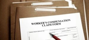 Workers compensation form indicating when lost wage payment starts.