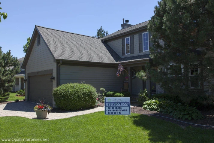 Exterior renovation in Aurora with new siding, roof, and windows #OpalCurbAppeal 