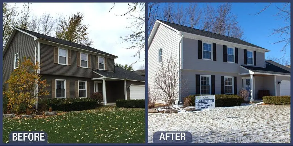 before & After-pearl-gray-hardie-siding