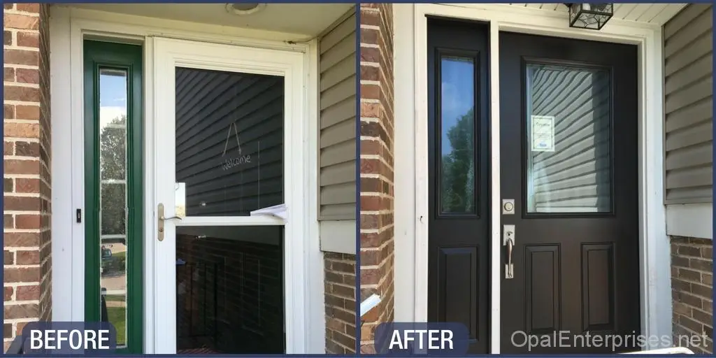 Before & After Door Replacement with ProVia Door