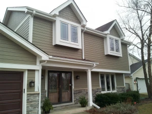 HardieShake and HardiePlank Siding: Woodstock Brown