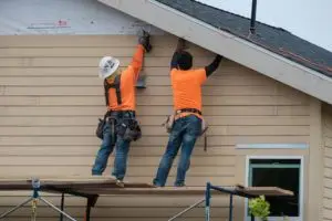 installing new siding on home