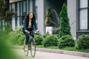 woman-with-a-bike