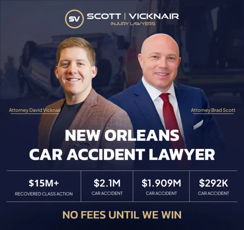 New Orleans Car Accident Lawyer Scott Vicknair