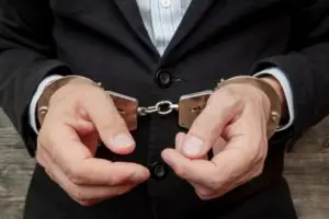 a man in handcuffs