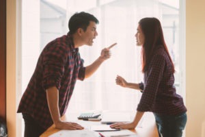 emotions run high as couple argues