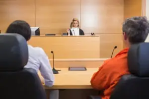 judge asks defendant to enter plea
