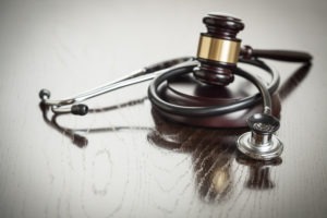 stethoscope and gavel