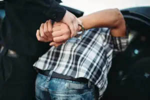 man placed under arrest