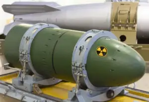 a secured nuclear warhead