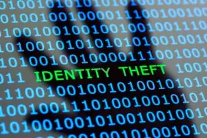 internet identity theft on digital tablet
