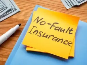 ‘No-fault insurance’ is written on sticky notes. What is no-fault insurance and how does it work?