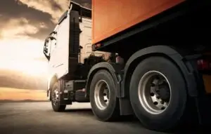 A large truck. Seek fair compensation now with an Oxnard truck accident lawyer.