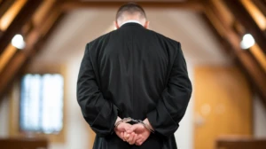 Priest in Handcuffs in Phoenix