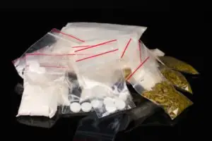 bags of cocaine and marijuana