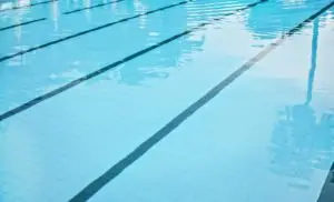calm water in a swimming pool