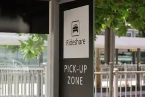 rideshare pickup zone