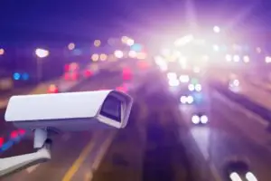 traffic security camera captures traffic accidents