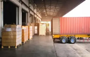 semi-truck-getting-loaded-with-cargo