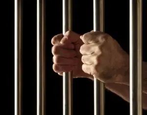 Person behind bars