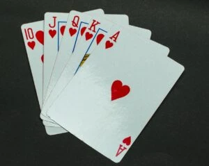 Poker cards.