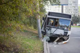 what is the most common cause of bus accidents
