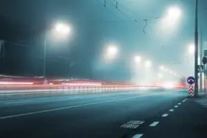 foggy highway