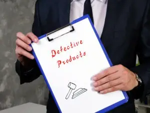 lawyer-holding-clipboard-reading-defective-products