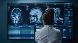 a-doctor-looking-at-the-brain-scan-of-a-suspected-traumatic-brain-injury-victim