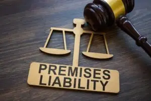 Premises liability is spelled out on a lawyer’s desk. What types of accidents are covered under premises liability?