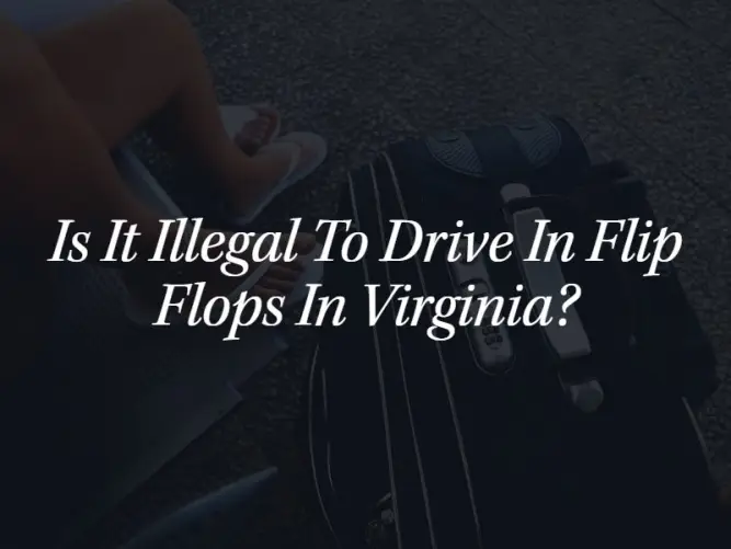driving in flip flops