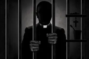 illustration-of-an-unidentified-priest-behind-bars