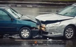 sedans in a crash