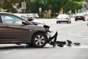 collision on a city street