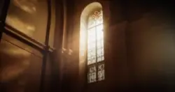 sun rays streaming through lansing church windows