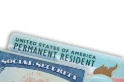 Green,card,us,permanent,resident,card,and,social,security,card