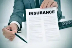 Insurance provider offering pen and contract