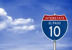 El,paso,,texas, ,road,sign,concept