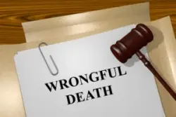 Render,illustration,of,wrongful,death,title,on,legal,documents